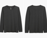 ON Comfort Men&#39;s Long-Sleeve T-Shirt in Washed Black-Large - $49.97