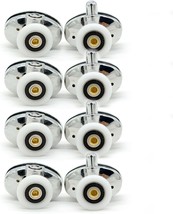 Shower Door Rollers, Set Of 8, 23Mm Oval Butterfly Single Wheels. - £28.34 GBP