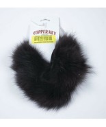 COPPER KEY NWT SOFT FAUX FUR SCRUNCHIE  PONYTAIL HOLDER HAIR ACCESSORY NEW - $5.53