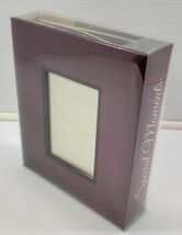 H) Canon Special Moments Burgundy Wine Photo Album 100 - 4" x 6" Pictures - $11.87
