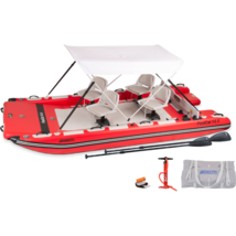 Sea Eagle FastCat14™ Catamaran Inflatable Boat Swivel Seat Canopy - £2,971.16 GBP