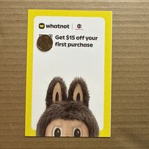 Labubu 4”x6” Promotional Booth Card Print 2025 SDCC - €4,26 EUR