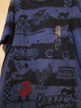 NWT Disney&#39;s MICKEY&#39;S MOTOR SPORTS Blue Size Youth M (7/8) Short Sleeve Top - $7.99