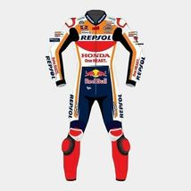 Marc Marquez Repsol One Heart 2020 Model Motogp Motorbike Leather Racing Suit - £215.85 GBP