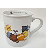 VTG Hallmark Rim Shots I Sure Could Use A Hug Coffee Mug 1985 Japan Cat ... - £11.98 GBP