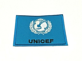 UNICEF Flag Symbol Embroidered Patches Children Child Logo Badge 2x3 Inc... - £10.02 GBP