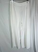 Bcbgmaxazria Women&#39;s Wide-Leg Pants Color White Size Medium Retail $228 - £18.30 GBP
