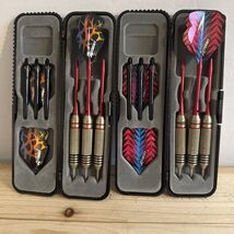 Accudart darts Professional Style Light Use Vintage 2 Sets Of 3 In Cases... - $29.15