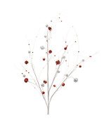 Glittered Sleigh Bell Berry Twig Spray (Set of 2) - €44,43 EUR
