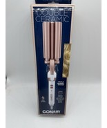 Conair Double Ceramic 3 Barrel Curling Iron Hair Waver Beach Wave Rose Gold - €12,05 EUR