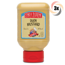 3x Bottles Woeber's Simply Supreme Dijon Mustard Sauce  | 10oz | Fast Shipping - £17.46 GBP