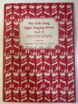 The Folk Song Sight Singing Series Book IX Vintahe Song Book - $12.16