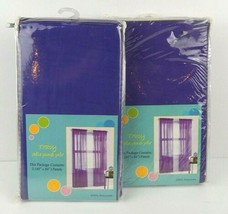 Tracy Sheer Window Voile Panels Curtains 2 Panels Per Pack 40x84 Lot Of 2 Packs - £12.63 GBP