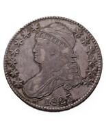 1825 50C Bust Halb Dollar In Extra Feinem Zustand, Tönung Auf Beiden Seiten - $4,287.36 MXN