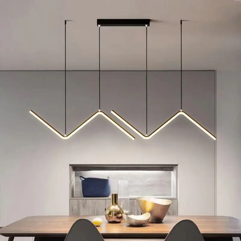 LED Cord Pendant Lights for Dining Table Kitchen Bar Bedroom Nordic Chan... - $48.77
