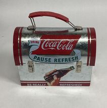 Vintage Coca Cola Advertising Tin Lunch Box - $14.84