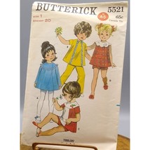 Vintage Sewing PATTERN Butterick 5521, Child Dress Pants and Shorts, Gir... - £13.66 GBP