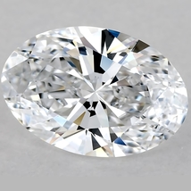 IGI Certified 1.06 CT D/VVS Oval Cut Lab Grown Loose Diamond For Engagement Ring - £790.56 GBP