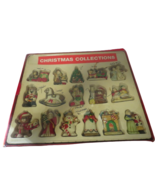 Vintage 70s Box Of 16 Ceramic Christmas Ornaments Hand Painted Builders ... - £15.79 GBP