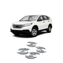 Exterior Door Handle Bowl Insert Cover for Honda CR-V 2012-2016 (8PCs) Chrome Fi - £94.89 GBP