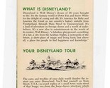 Your First Visit to Disneyland Brochure and Map 1955 Guide to the Magic ... - £696.67 GBP