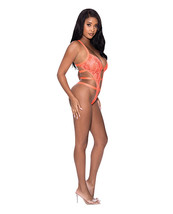 Rude Awakening Strappy Teddy Orange S/M - £36.32 GBP