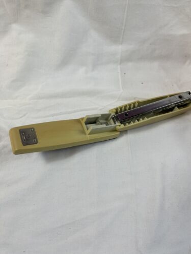 Swingline Model 545 Stapler 6.5&quot; Tan Beige Plastic Office Desk Size USA - $6.75