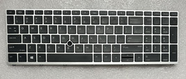 HP ProBook 650 G4 BACKLIT Keyboard US Silver L09595-001 L00741-001 - $23.86