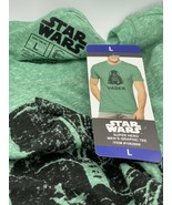C-Life Men&#39;s Star Wars Darth Vader Graphic Short Sleeve Tee Shirt, Large... - £13.62 GBP