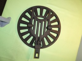 US Military M-1941 CAST IRON TENT STOVE OPEN FIRE ROUND &amp; DRAW GRATE WIT... - $2,513.55 MXN