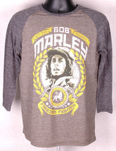 BOB MARLEY &amp; the Wailers-Tee T-Shirt-Tan-M-Freedom Fighter-Zion Rootswear-3/4 sl - £31.31 GBP