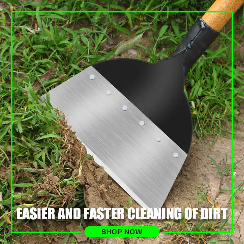 1PC Multi-Functional Outdoor Garden Cleaning Shovel Steel flat shovel ice shovel - £20.57 GBP