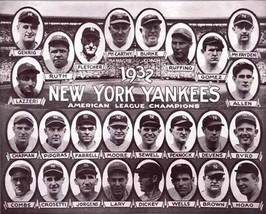 1932 NEW YORK YANKEES 8X10 TEAM PHOTO BASEBALL PICTURE NY COLLAGE MLB - £3.86 GBP