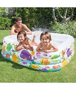 Intex Swim Clearview Aquarium Inflatable Pool, 62.5&quot; X 62.5&quot; X 19.5&quot;~DIS... - £28.18 GBP