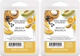 Better Homes and Gardens Scented Wax Cubes 2.5oz 2-Pack (Beach Brunch) - £9.55 GBP