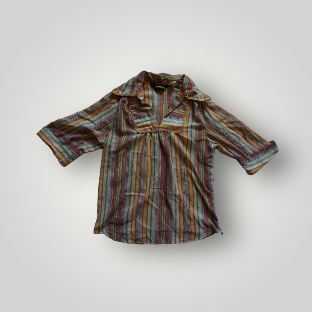 Primary image for Womens Blouse Shirt Striped 1970's