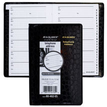 At-A-Glance 80-402 Telephone Address Book, 4 x 6-1/8" - $16.81
