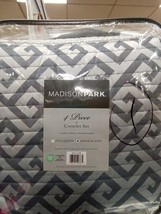 Madison Park Christian 4 Piece Jacquard Quilted Set, King/cal King, 677-AMC - £38.95 GBP