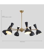 Mid Century Large Italian Chandelier 12 arms/ 24 bulb Stilnovo Style Design - $148.03 - $315.48