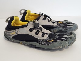 Vibram FiveFingers Bikila Womens Shoes Size US 7 - 7.5 / 38 EUR Gray Black - $33.65