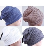 1 Pack Men&#39;s Winter Beanie Beret Hat Plicate Baggy Slouchy Oversized Cap - $12.21 CAD