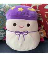 NEW Squishmallows CARINA Mushroom Cape WIZARD Stars 12&quot; Plush 2024 Hallo... - £11.94 GBP