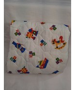 Vintage Primary Colored Single Side Pre-quilted Juvenile Nursery Fabric ... - £10.85 GBP