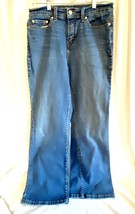 Levis 512 Slimming Boot Cut Womens Size 8 Short Blue Denim Mid Rise Jeans - £9.99 GBP
