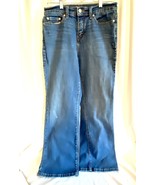 Levis 512 Slimming Boot Cut Womens Size 8 Short Blue Denim Mid Rise Jeans - £10.06 GBP
