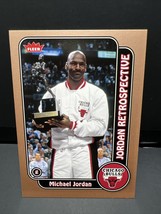 2008-09 FLEER # MJ-14 JORDAN RETROSPECTIVE BASKETBALL CARD - $3.25