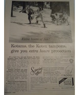 Vintage Kotex Tampons Special Offer Print Magazine Advertisement 1966 - £5.52 GBP
