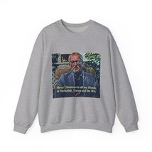 Jeremy Corbyn Merry Christmas Long Sleeve Sweatshirt Graphic Print Crewn... - $29.22+