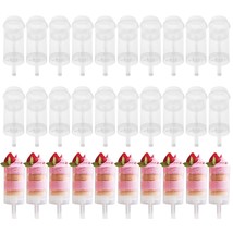 30 Pack Cake Pop Shooter, Round Plastic Jelly Ice Cream Push-Up Containe... - £30.59 GBP