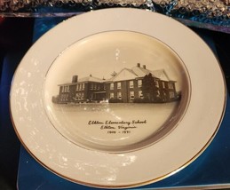 Preston Hopkinson Elkton Elementry School 1905-1971 10.25 Inch Plate Vir... - £19.95 GBP